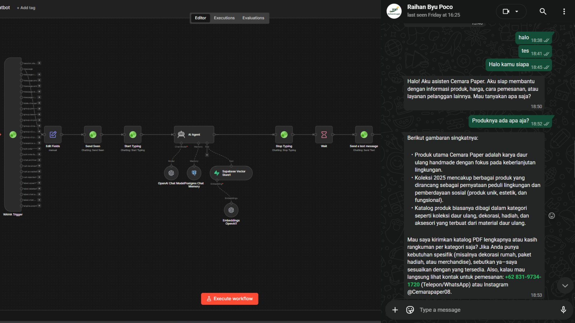 RAG WhatsApp Knowledge Assistant